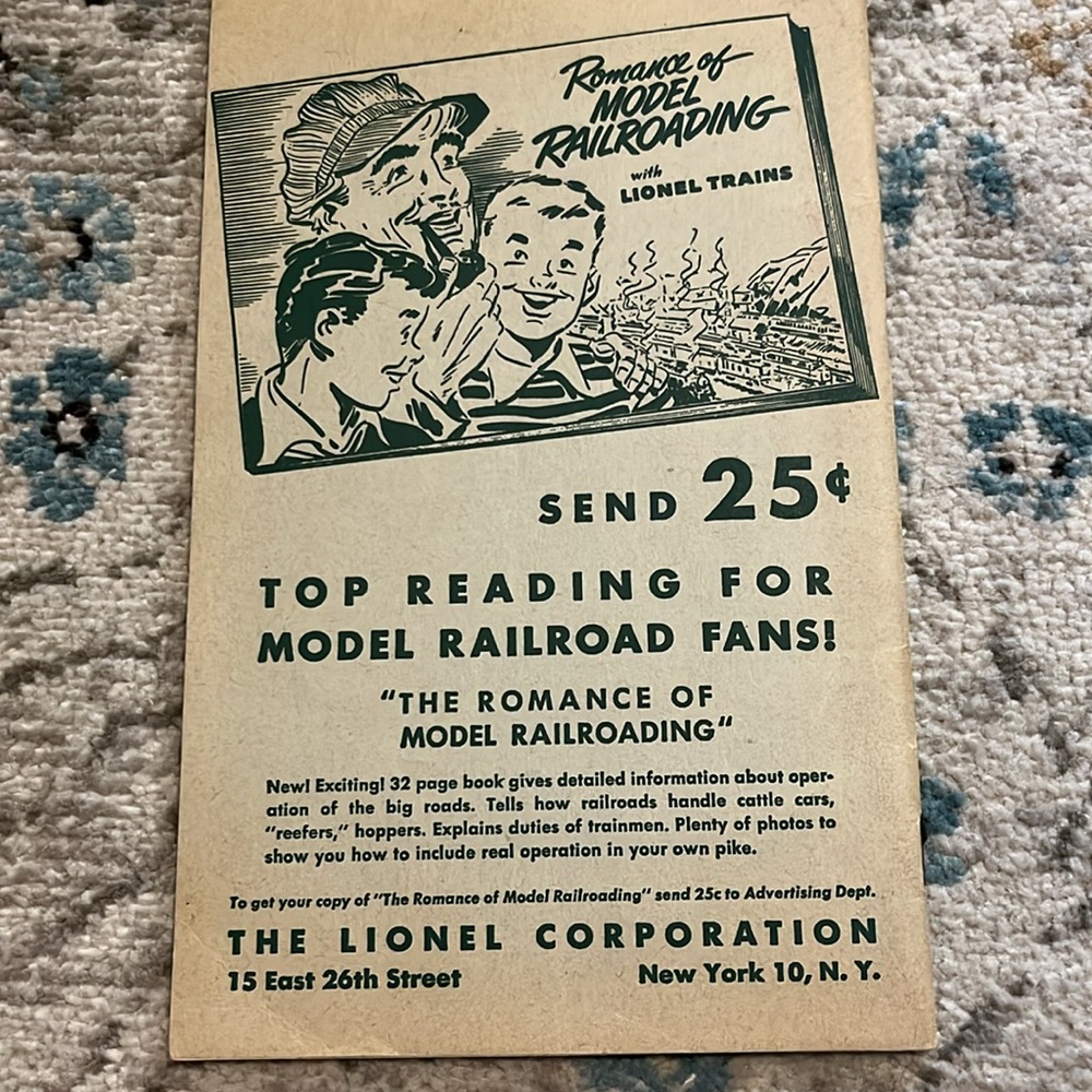 Vintage Train Instruction Books Collection 1950s Lionel & Gilbert American Flyer - Picture 9 of 16